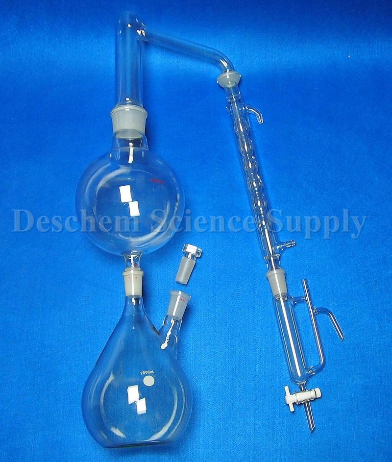 cheekyglo Essential Oil Steam Distillation Apparatus,Distillation Set,W/Allhin Condenser - Image 2
