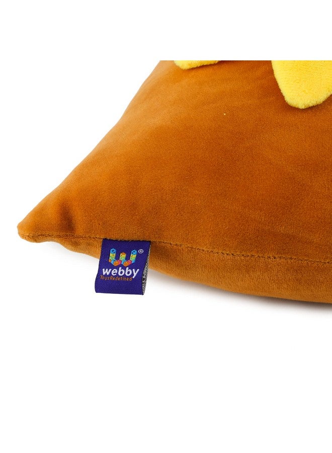 Webby Plush Flower Soft Toys Stuffed Toy for Kids, 35CM (Brown) - Image 5