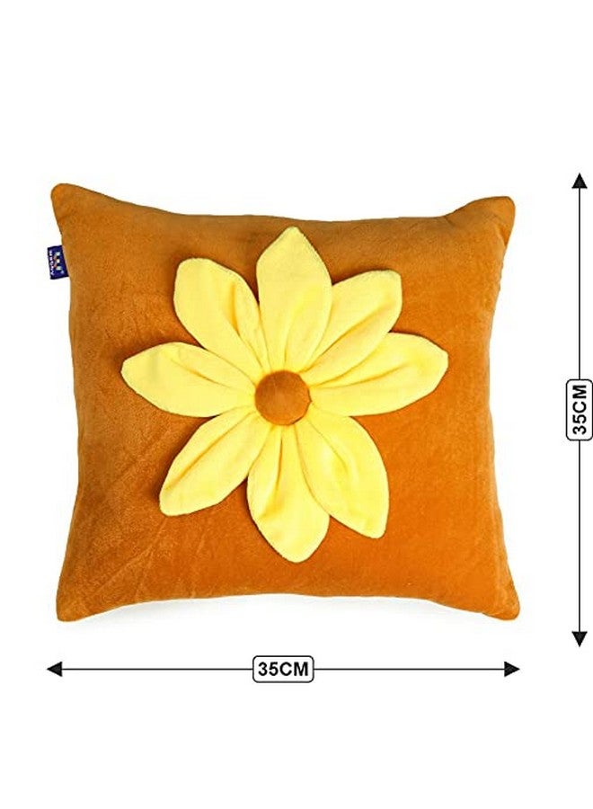 Webby Plush Flower Soft Toys Stuffed Toy for Kids, 35CM (Brown) - Image 3