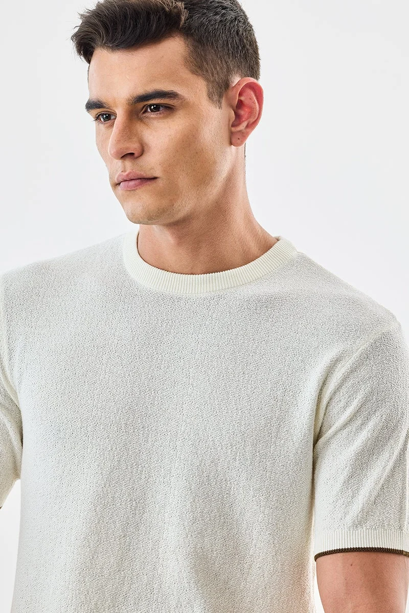 سنيتش تيشيرت قطن % بقصة عادية من كور لاب