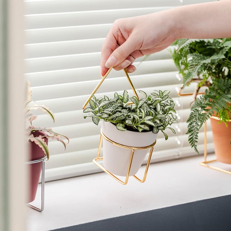 Yishang أواني طين بيضاء صغيرة 72 قطعة من ييشانغ 25 وعاء طين تيراكوتا خزفي زارع نباتات صبار أواني تيراكوتا للنباتات العصارية مع فتحة تصريف رائعة للحرف والهدايا في حفلات الزفاف - Image 5