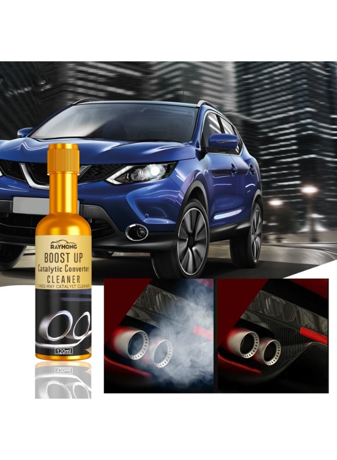RAYHONG Boost Up Catalytic Converter Cleaner 120ml, Instant Car Exhaust Handy Cleaner, Catalytic Converter Cleaner, Auto Parts Engine Boost Up Cleaner, Oil Engine Treatment, Fuel Injectors Cleaner. - Image 2