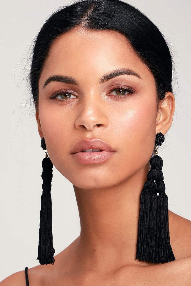 Adoshine Bohemian Tassel Earrings for Women Dangling Chandelier Boho Statement Layer Earrings Long Woven Large Thread Fringe Drop Earrings - Image 2