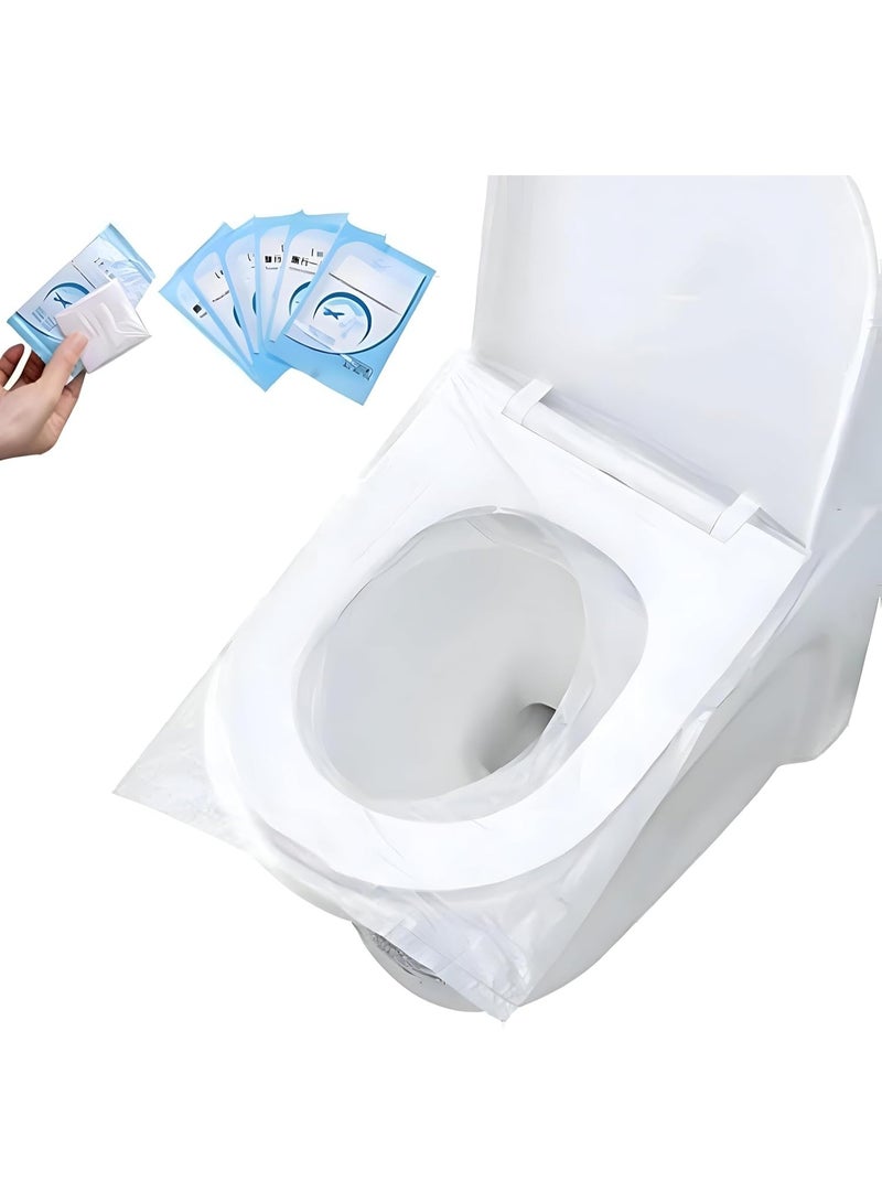 Toilet Seat Covers Disposable 50 pack for Travel Toilet Seat Cover Friendly Packing for Kids Potty Training and Adult - Image 1