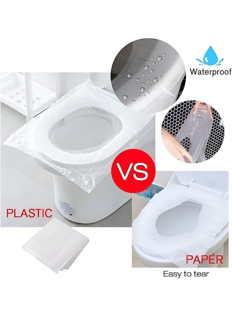 Toilet Seat Covers Disposable 50 pack for Travel Toilet Seat Cover Friendly Packing for Kids Potty Training and Adult - Image 3