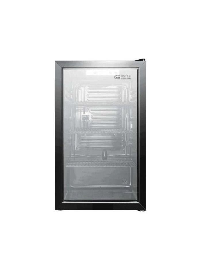 GENERAL SUPREME Single Door Showcase Refrigerator (4.45 Cu Ft, 126 Ltrs) Black  - Image 1