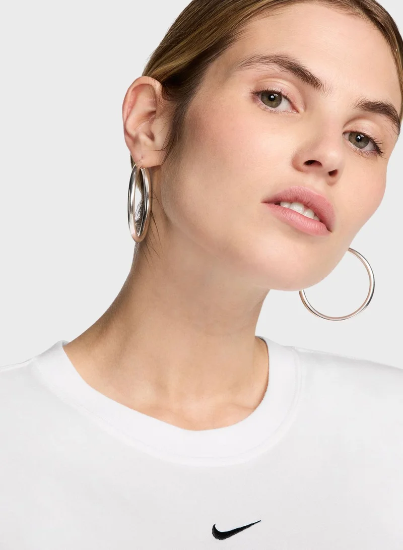 Nike Nsw Knit Mid Crop T-Shirt