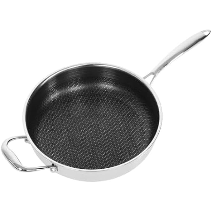 Hybrid Saut Pan With Lid 28 Cm Pan Suitable For Oven And Dishwasher Safe Frying Pan With NonStick Coating Suitable For Oven And Dishwasher Non Stick Pan Free From Pfas - Image 2