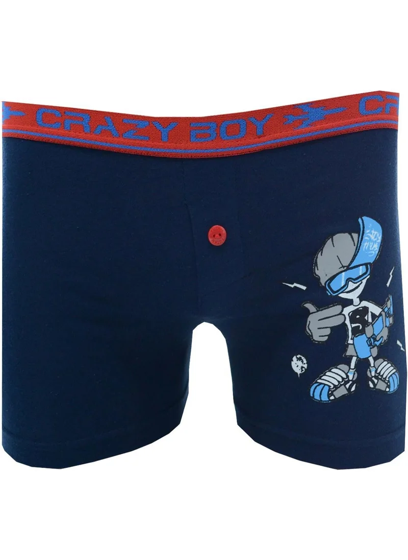 بيراك Tutku 0253 Elastane Printed Boy Boxer