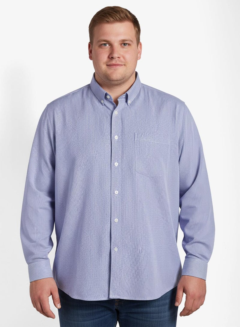 Robert Wood Tiny Check Formal Shirt - Image 1