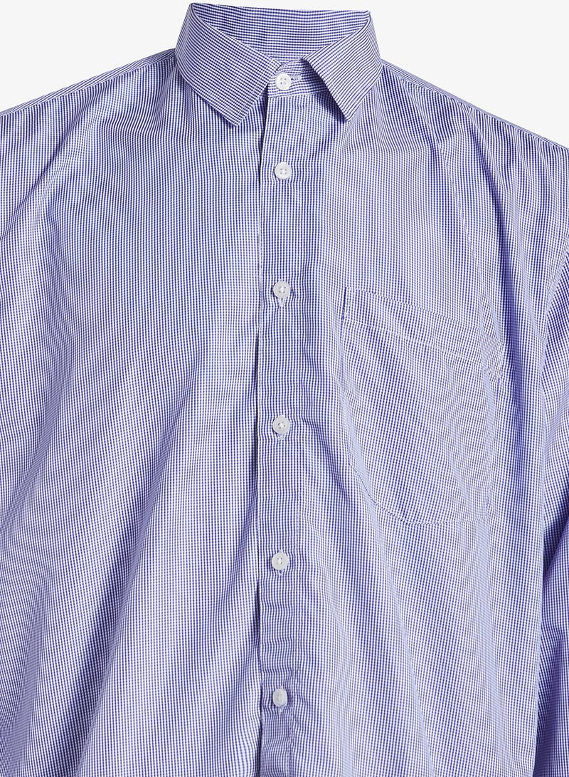 Robert Wood Tiny Check Formal Shirt - Image 3