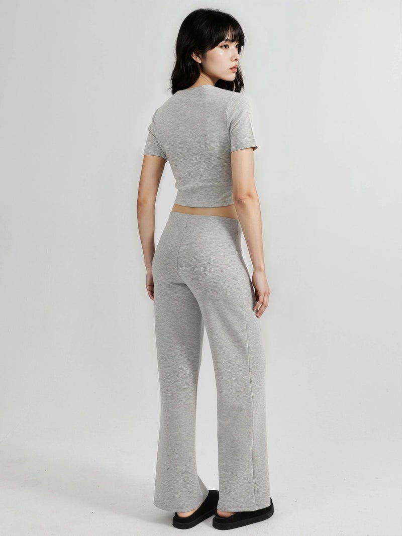 BUSEM High Waist Straight Leg Pants - Image 3