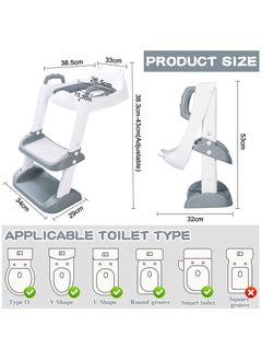 Foldable Kids Potty Training Toilet,Adjustable Toilet Trainer,Children Toilet Seat Toilet Training Seat for Toddlers with Stairs - pzsku/Z807A50B7926762010A8AZ/45/_/1679475505/40b17419-feda-4af6-b8e3-3e9845251c1c