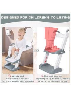 Foldable Kids Potty Training Toilet,Adjustable Toilet Trainer,Children Toilet Seat Toilet Training Seat for Toddlers with Stairs - pzsku/Z807A50B7926762010A8AZ/45/_/1679475505/8e50e669-643d-4b5e-9071-cf2c1d8ab234