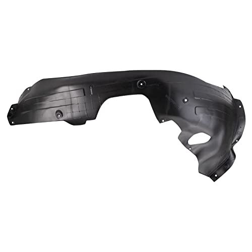 TRQ Left Inner Fender Liner Black Drivers Side Compatible with 2018-2022 Hyundai Accent HY1248170 - Image 1