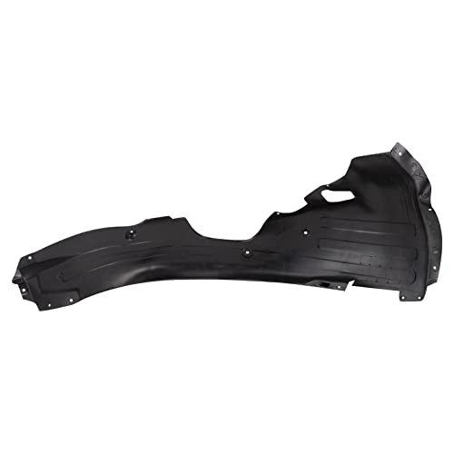 TRQ Left Inner Fender Liner Black Drivers Side Compatible with 2018-2022 Hyundai Accent HY1248170 - Image 2