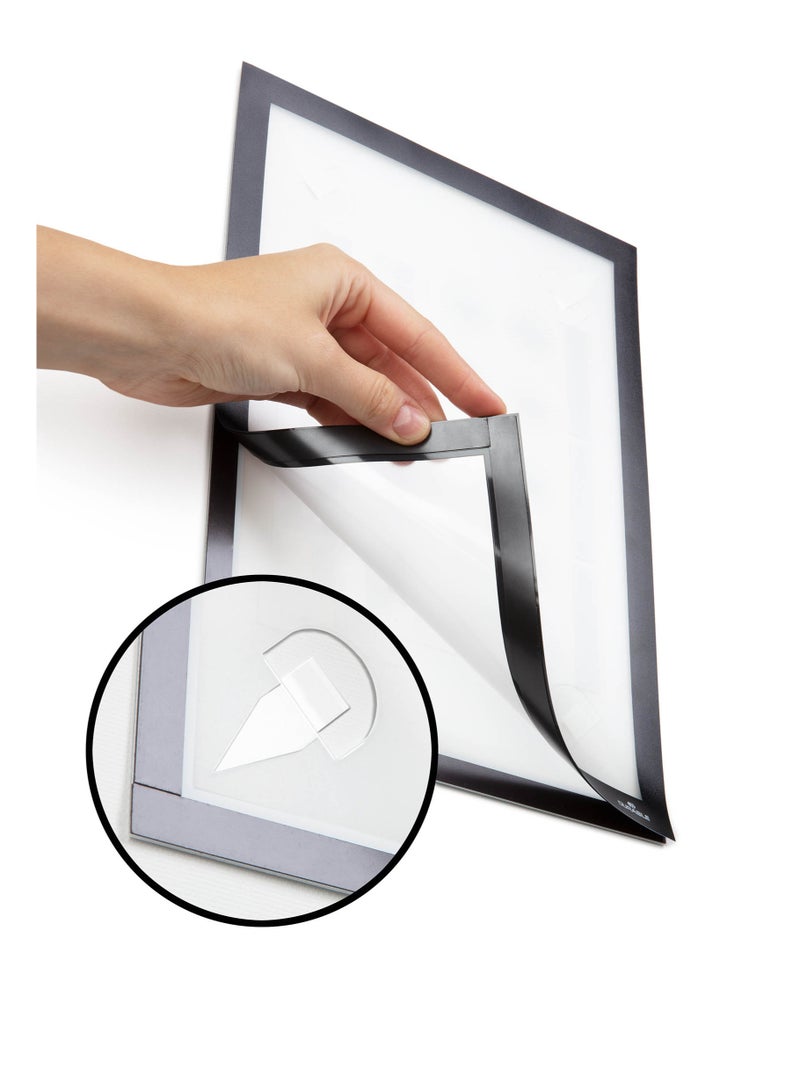 Durable Magnetic A4 File Folder For Documents, Professional Reusable Anti-Glare Document Frame, Made In Germany, Attaches To Metal & Glass Surfaces - Image 4
