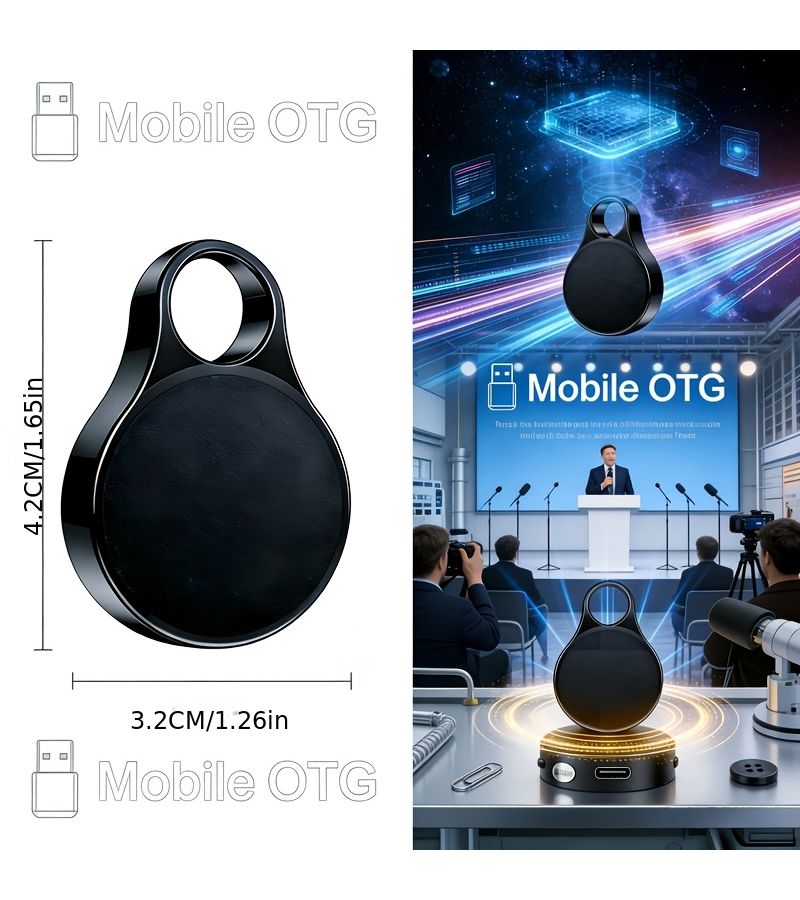8 32GB Large Memory Portable Recording Pen Supports Mobile OTG High Definition Recording Intelligent Noise Cancelling Recorder Rechargeable Battery For Business And Office Use 32GB - Image 5