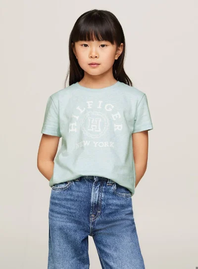 TOMMY HILFIGER Varsity Logo Featuring A Crew Neck T-Shirt