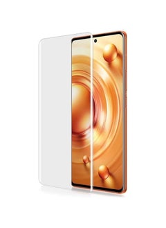 Compatible with Vivo X80 5G Screen Protector UV, Full Coverage Full Glue 3D Curved Tempered Glass for Vivo X80 Clear