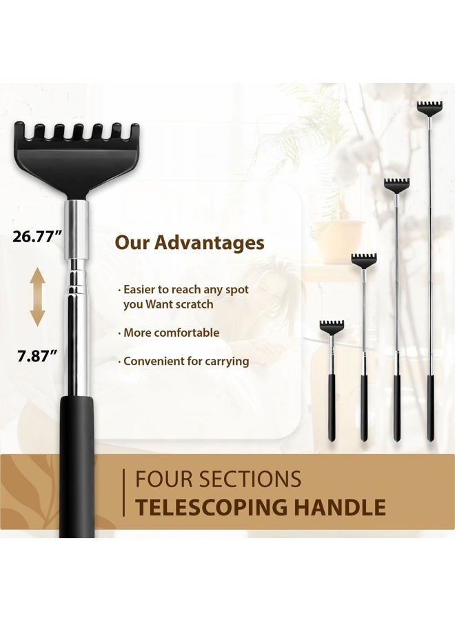 TIPKON 28 Fingers Head Massager and Back Massager (Black) - Image 4