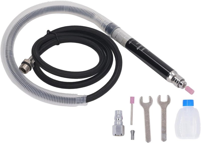 KP 6102 Pneu Pencil Die Grinder Kit, Aluminum y Air Grinder with up to 65000rpm, Concentricity Engrafor Grinding Polishing Dril - Image 1