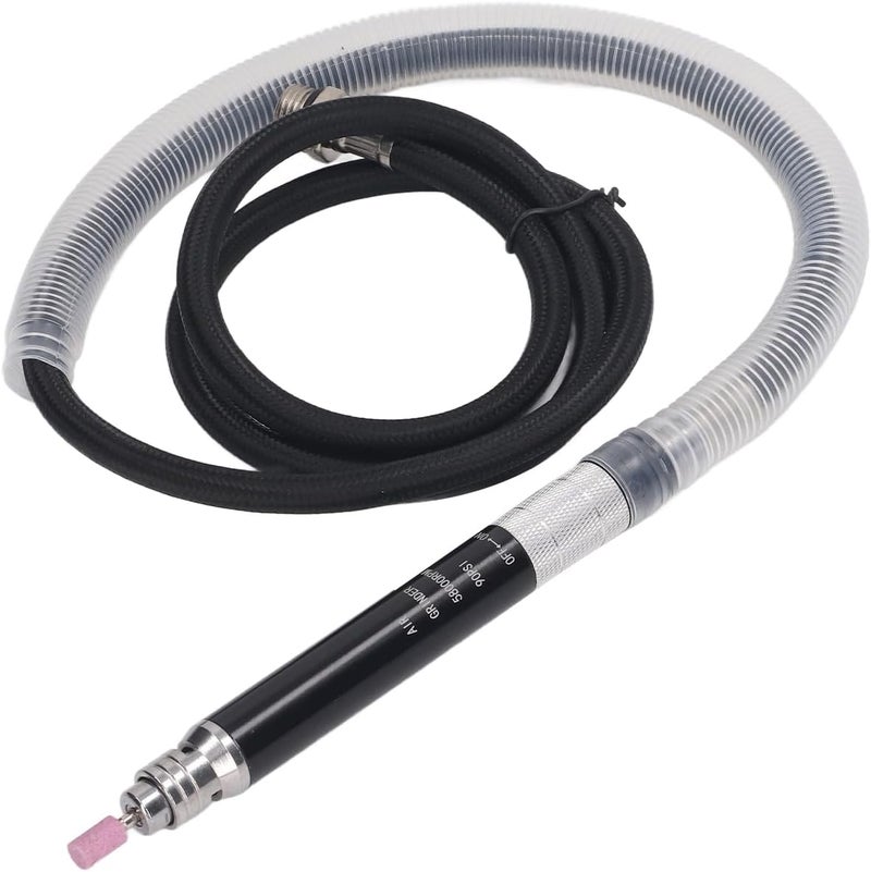 KP 6102 Pneu Pencil Die Grinder Kit, Aluminum y Air Grinder with up to 65000rpm, Concentricity Engrafor Grinding Polishing Dril - Image 3