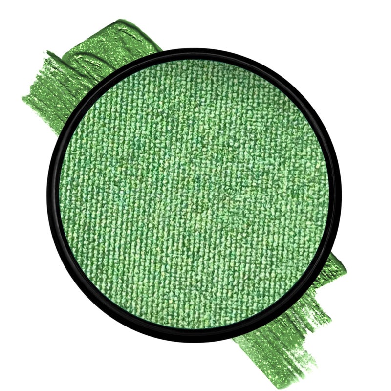 Mehron Paradise FX Metallics â€“ Metallic Green 1.4 oz | Professional Water Activated Shimmering Metallic Paint for Raves, Costumes, Special Effects, Halloween, Stage, Screen, Theater & Cosplay FX - Image 1