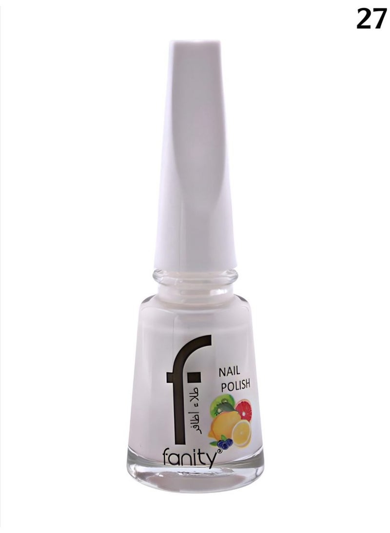 فانيتي طلاء أظافر – درجة 027 + مزيل طلاء أظافر مجاني - Image 1