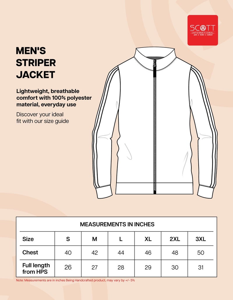 Scott International Jackets for Men | Winter wear | Men's Polyester Full Sleeve Zip with Pocket | Men Jackets | Winter Standard length Jackets - Image 5