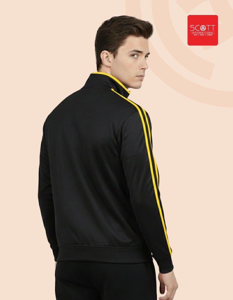 Scott International Jackets for Men | Winter wear | Men's Polyester Full Sleeve Zip with Pocket | Men Jackets | Winter Standard length Jackets - Image 3