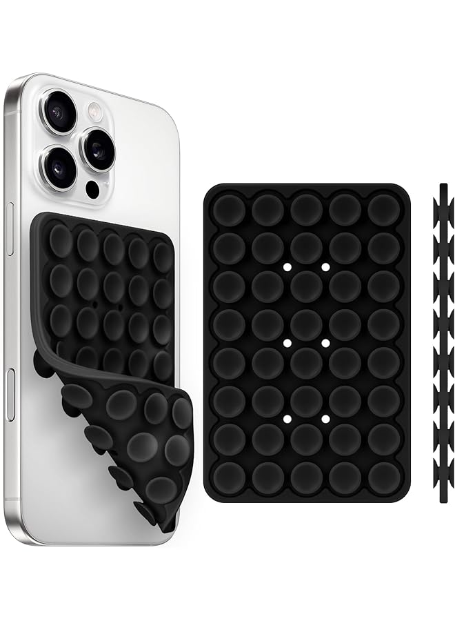 Green Tiger Phone Holder Suction Cup Dual Sided Silicone Phone Accessories Hands Free Strong Selfie Video Stand Holder Silicone Phone Holder for iPhone and Android - Image 1