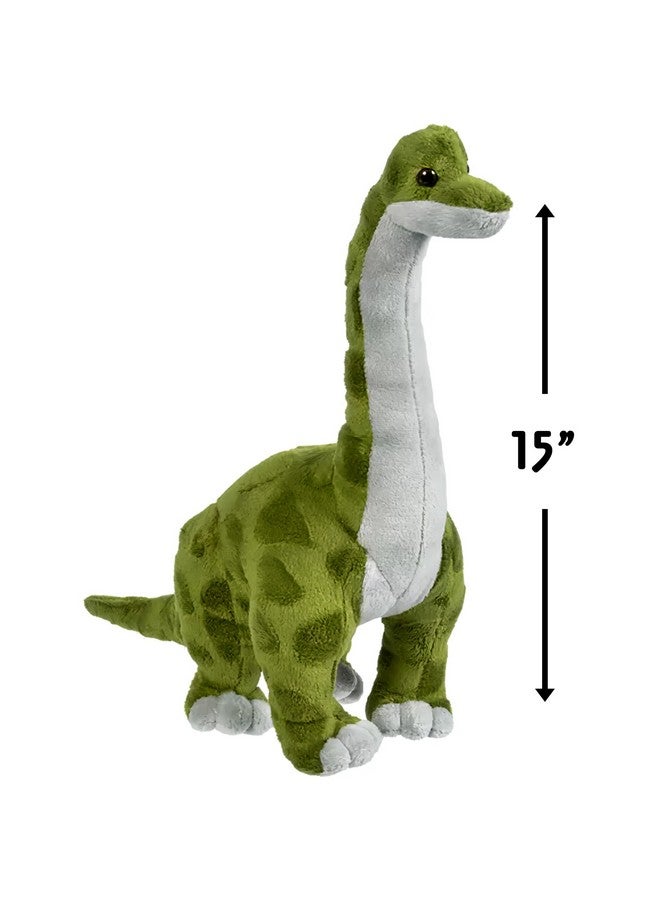 Rhode Island Novelty 15-inch Wide Animal Den Brachiosaurus Plush, 15" L x 4" W x 11" H - Image 2
