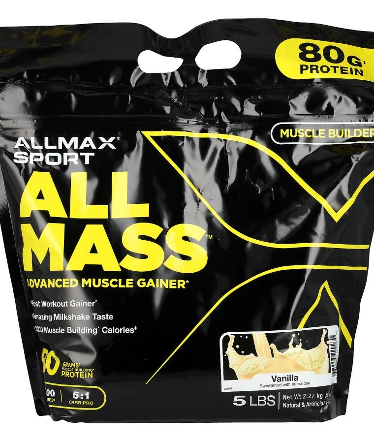 Allmax Sport ALLMASS® Advanced Muscle Gainer Vanilla 5 lbs (2.27 kg)