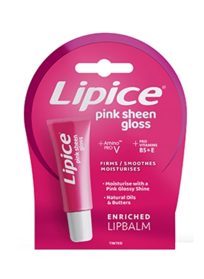 lipice Pink Sheen Gloss Enriched Lip balm 10 ml - Image 1