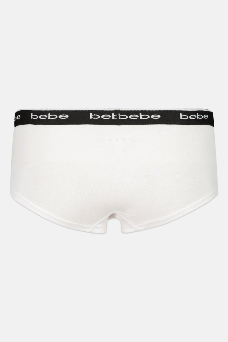 bebe Women 3 Pieces Brand Logo Booty Panties, Multicolor - Image 5