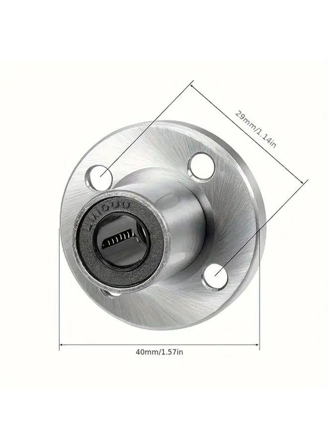 LMF10UU Flanged Linear Ball Bearings Double Sealed for 6mm Shaft 3D Printer CNC - Image 3