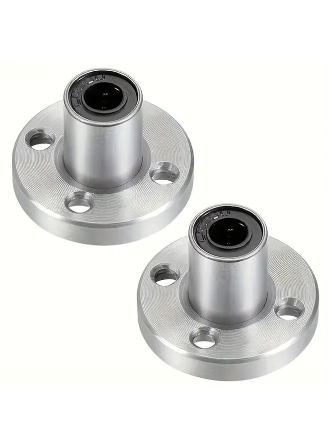LMF10UU Flanged Linear Ball Bearings Double Sealed for 6mm Shaft 3D Printer CNC - Image 1