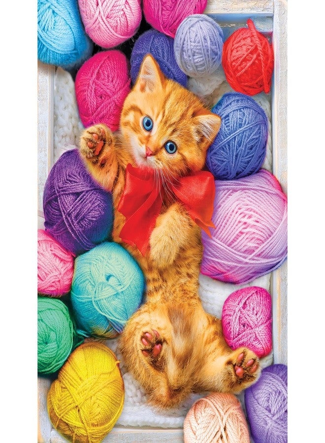 RoseArt - Kodak Premium - Cuddly Yarn Box - 100 Piece Jigsaw Puzzle for Adults - Image 1