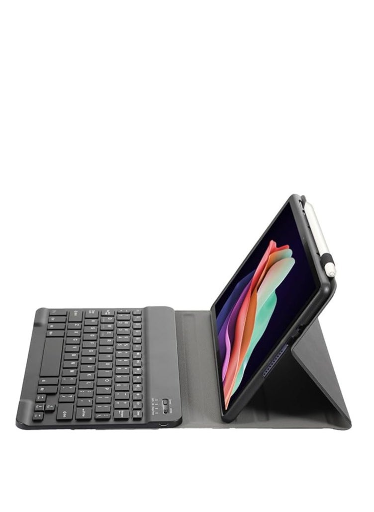 Keyboard Case for Redmi Pad SE 11 Inch/Redmi Pad 10.6 Inch/Xiaomi Mi 6/6Pro 11 2023, Detachable Keyboard - Wireless Bluetooth Magnet Detachable