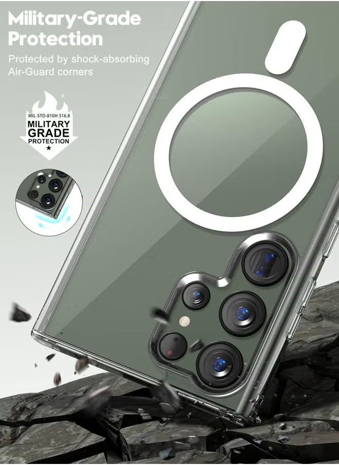 X-level - Samsung Galaxy S25 Ultra Clear Case Cover Protector with Support Magsafe Charger - Image 1