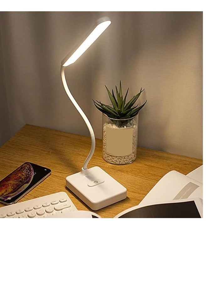 D&L Foldable LED Desk Lamp Touch Control Adjustable Dual Use Charging And Plug In - Image 3
