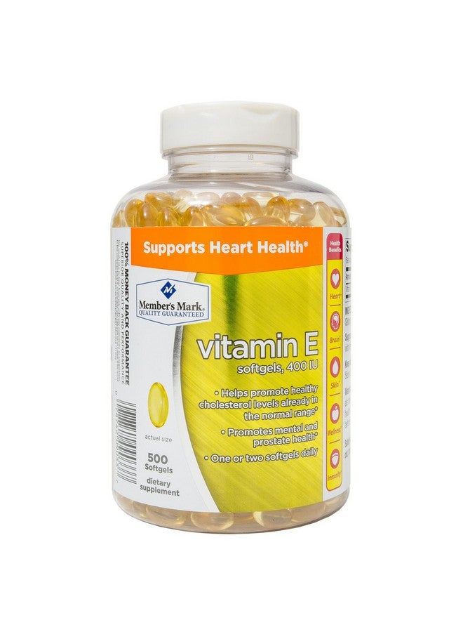 Members Mark Vitamin E 400 IU Dietary Supplement (500 ct.)