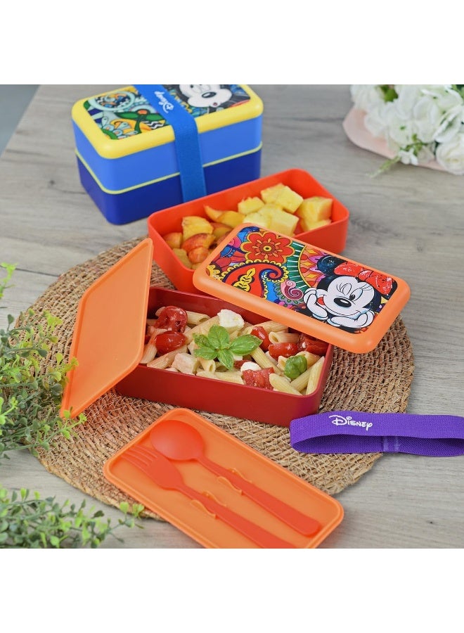 EGAN Disney Forever & Ever Minnie Mouse Lunch Box 18x10 CM – Premium Polypropylene Food Container - Image 2