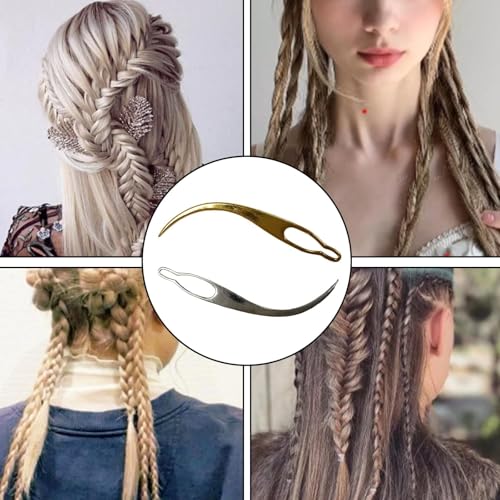zuylikxy 10PCS Interlocking Tool for Locs,Sisterlock Retighten Tool, Crochet Needle for Dreadlock Tightening and Crochet Hooks for Hair - Image 5