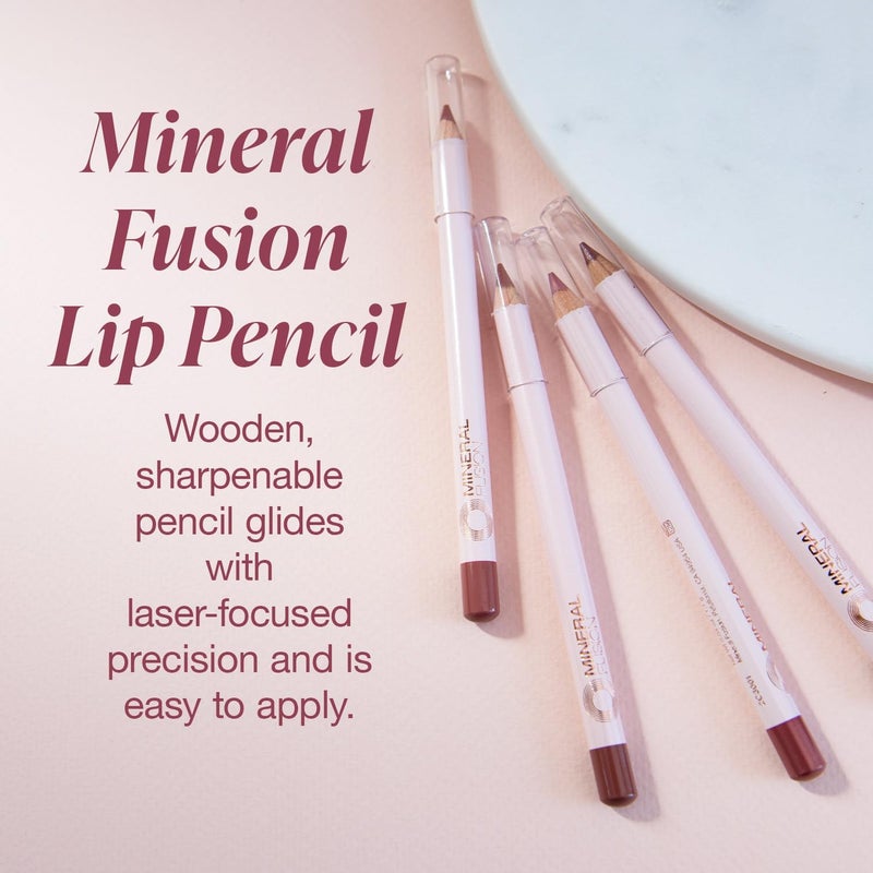 Mineral Fusion Lip Pencil in Elegant - Creamy Lip Liner for Definition and Fullness - Image 2