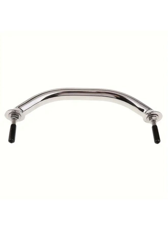 Marine Grade 316 Stainless Steel Gate Handle Set 8 Inch Polished With Installation Hardware - Image 1