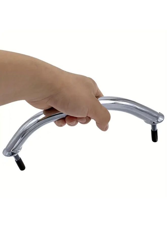 Marine Grade 316 Stainless Steel Gate Handle Set 8 Inch Polished With Installation Hardware - Image 2