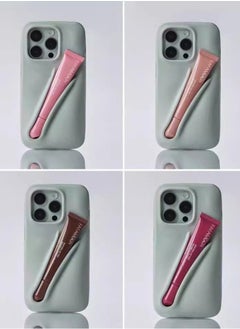 rhode Silicone Lip Holder for Cell Phone, Lip Gloss Adhesive Sleeve for Phone, Lip Holder Stick-on Phone Case, Back Stick On Holder for iPhone Phones（Unscented）  - Image 4