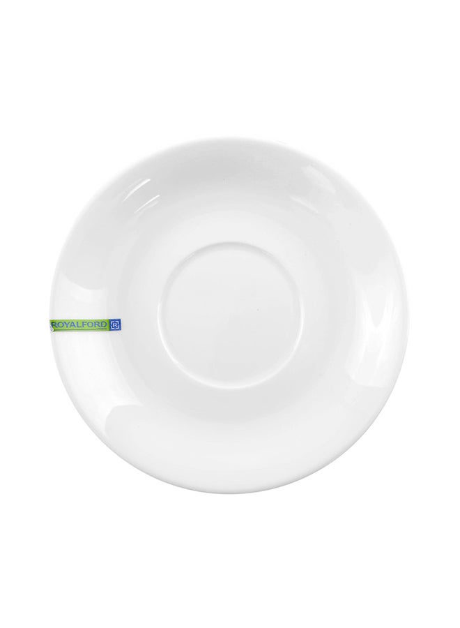 Royalford Magnesia Porcelain Dinner Plate White 32x28x16cm - Image 1